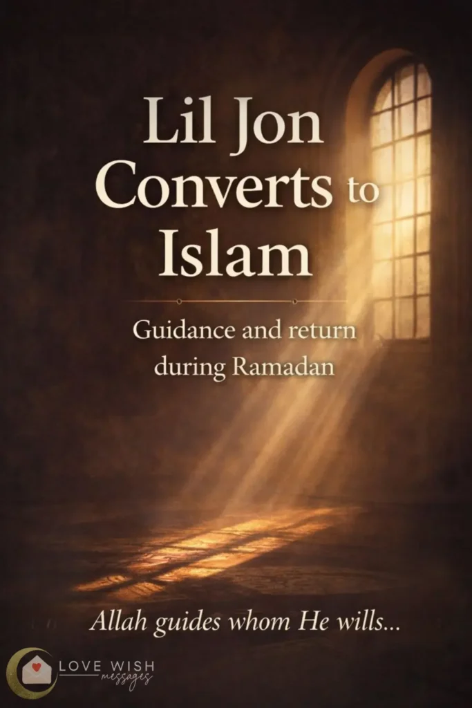 Lil Jon converts to Islam during Ramadan – Allah guides whom He wills