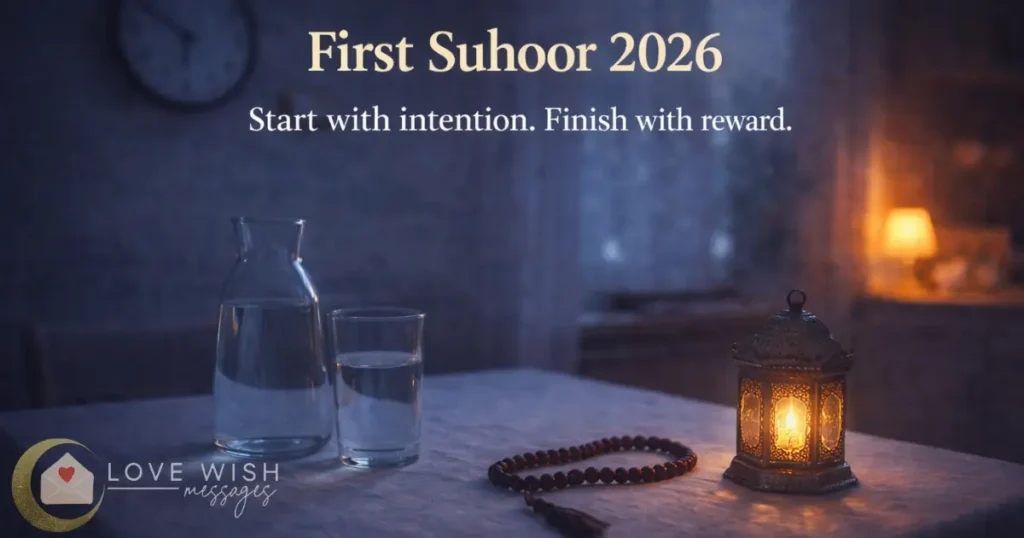 Calm spiritual scene symbolizing the beginning of Ramadan 2026