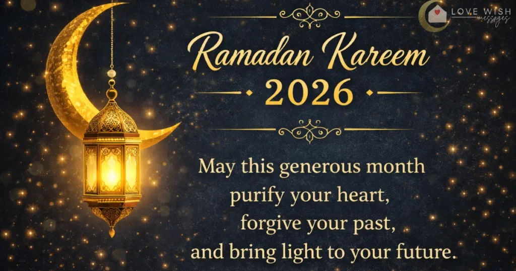 Ramadan Kareem 2026 dua quote asking Allah to accept fasts and grant Laylatul Qadr