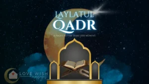 Laylat al Qadr night of power with open Quran symbolizing worship during Ramadan